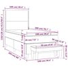 vidaXL &Kappa;&rho;&epsilon;&beta;ά&tau;&iota; Boxspring &mu;&epsilon; &Sigma;&tau;&rho;ώ&mu;&alpha; &Sigma;&kappa;&omicron;ύ&rho;&omicron; &Gamma;&kappa;&rho;&iota; 100x200 &epsilon;&kappa;. &Upsilon;&phi;&alpha;&sigma;&mu;ά&tau;&iota;&nu;&omicron;