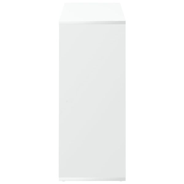 vidaXL Βιβλιοθήκη/Διαχωριστικό Χώρου Λευκό 69,5x29x69,5 εκ. Επεξ. Ξύλο