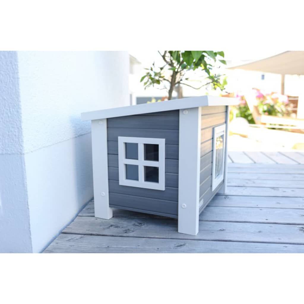 Kerbl Σπίτι Γάτας ECO Eli Γκρι / Λευκό 57 x 45 x 43 εκ.