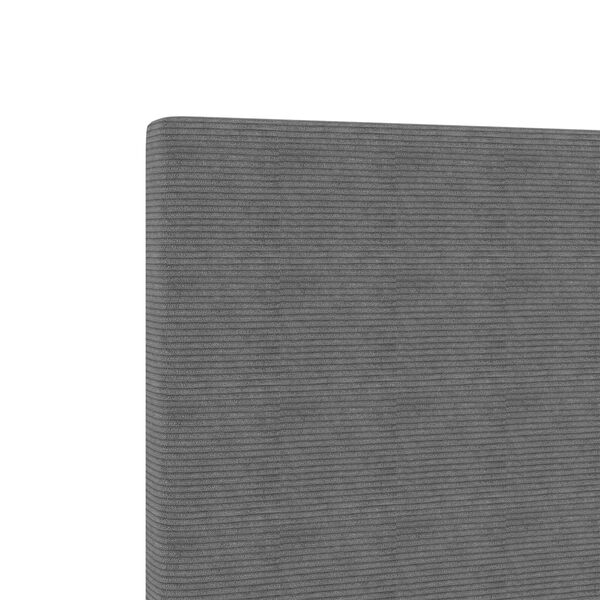 vidaXL LED κεφαλάρι με φώτα λωρίδας LED Ανοιχτό γκρι 80 cm ύφασμα