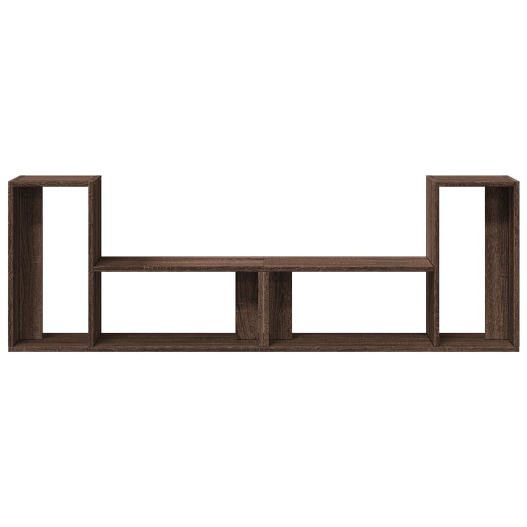 vidaXL Έπιπλα Τηλεόρασης 2 τεμ. Καφέ Δρυς 75x30x50 εκ. Επεξ. Ξύλο