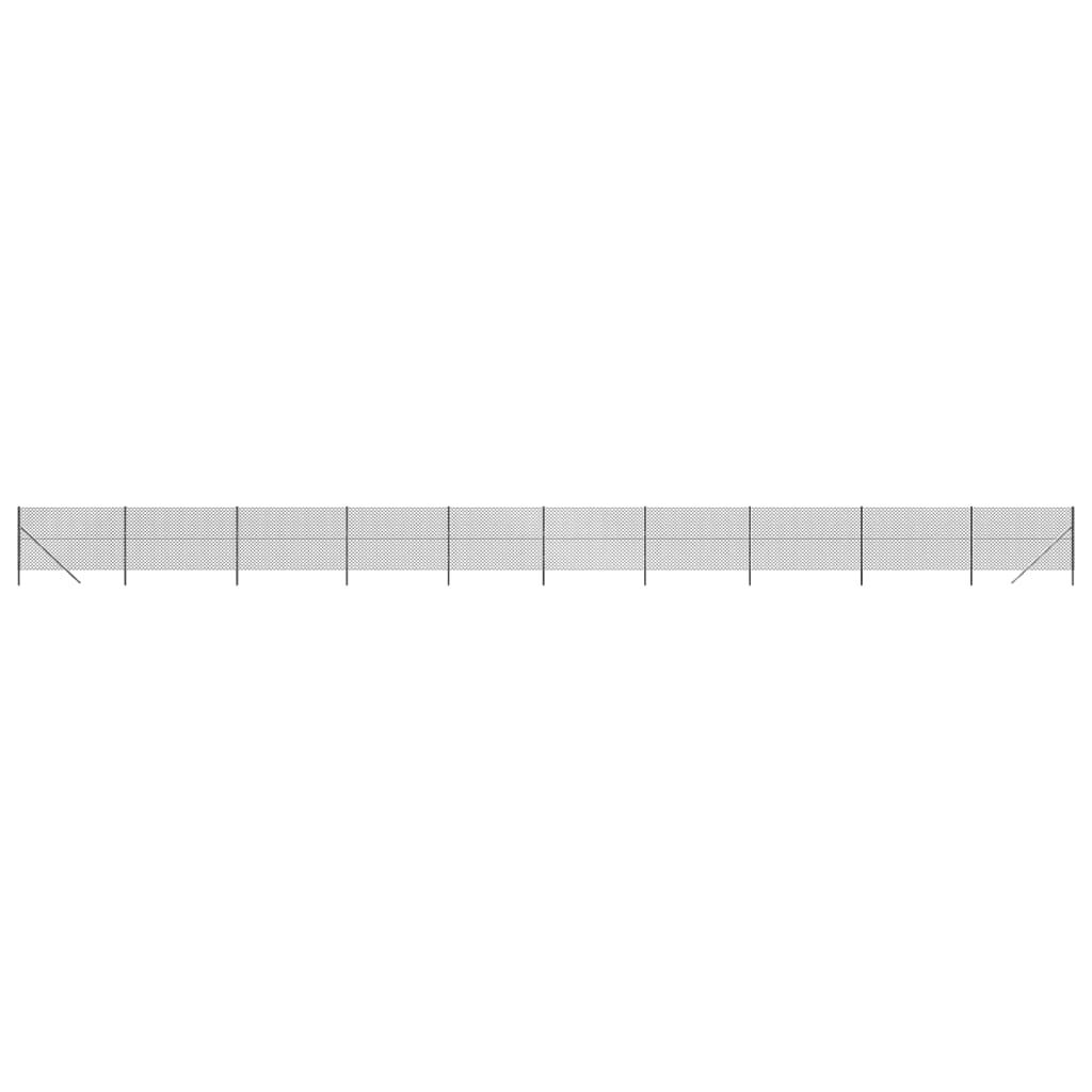 vidaXL Συρματόπλεγμα Περίφραξης Ανθρακί 1,6 x 25 μ.
