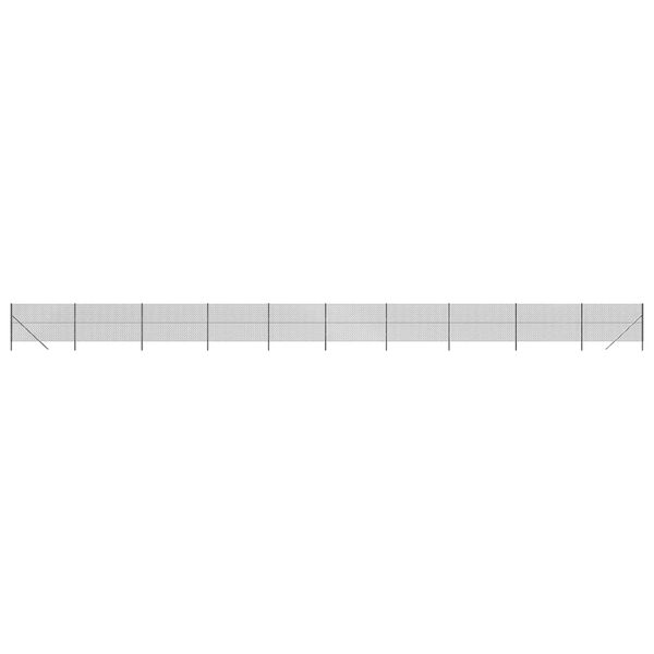 vidaXL Συρματόπλεγμα Περίφραξης Ανθρακί 1,6 x 25 μ.