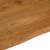 vidaXL Επιφάνεια Τραπεζιού 100x80x2,5 εκ. Live Edge Μασίφ Ξύλο Μάνγκο