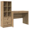 vidaXL &Gamma;&rho;&alpha;&phi;&epsilon;ί&omicron; &mu;&epsilon; &sigma;&upsilon;&rho;&tau;ά&rho;&iota; 2 pcs Artisan Oak