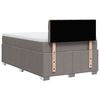 vidaXL &Kappa;&rho;&epsilon;&beta;ά&tau;&iota; Boxspring &mu;&epsilon; &Sigma;&tau;&rho;ώ&mu;&alpha; Taupe 120x190 &epsilon;&kappa;. &Upsilon;&phi;&alpha;&sigma;&mu;ά&tau;&iota;&nu;&omicron;