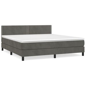 vidaXL &Kappa;&rho;&epsilon;&beta;ά&tau;&iota; Boxspring &mu;&epsilon; &Sigma;&tau;&rho;ώ&mu;&alpha; &Sigma;&kappa;&omicron;ύ&rho;&omicron; &Gamma;&kappa;&rho;&iota; 180x200 &epsilon;&kappa;. &Beta;&epsilon;&lambda;&omicron;ύ&delta;&iota;&nu;&omicron;