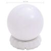 vidaXL Φωτιστικά Καθρέφτη με 8 LED Λάμπες Θερμό και Ψυχρό Λευκό