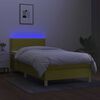 vidaXL &Kappa;&rho;&epsilon;&beta;ά&tau;&iota; Boxspring &mu;&epsilon; &Sigma;&tau;&rho;ώ&mu;&alpha; & LED &Pi;&rho;ά&sigma;&iota;&nu;&omicron; 100x200 &epsilon;&kappa; &Upsilon;&phi;&alpha;&sigma;&mu;ά&tau;&iota;&nu;&omicron;