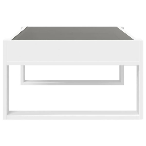 vidaXL Τραπεζάκι Σαλονιού Infinity LED Λευκό 90x53x30 εκ.