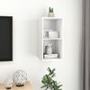 vidaXL Έπιπλο Τηλεόρασης Κρεμαστό Λευκό 37x37x72 εκ. από Επεξ. Ξύλο