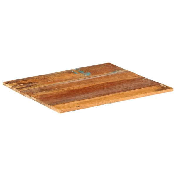 vidaXL Επιφάνεια Τραπεζιού Τετρ.60x60 εκ 15-16 χιλ Μασίφ Ανακ. Ξύλο