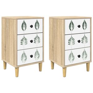 vidaXL &Kappa;&omicron;&mu;&omicron;&delta;ί&nu;&omicron; HANAU 2 &tau;&mu;&chi;. Sonoma &Delta;&rho;&upsilon;&sigmaf; 36 x 33 x 60 &epsilon;&kappa;