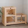 vidaXL Κλουβί Χάμστερ 81 x 40 x 60 εκ. από Μασίφ Ξύλο Ελάτης