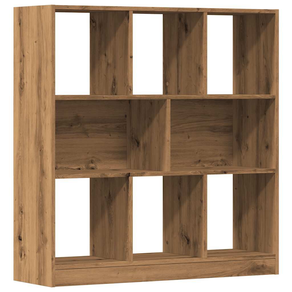 vidaXL Ντουλάπι βιβλίων Artisan Oak 97,5x29,5x100 cm Ξύλο μηχανής