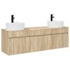 vidaXL &Sigma;&epsilon;&tau; &Nu;&tau;&omicron;&upsilon;&lambda;&alpha;&pi;&iota;ώ&nu; &Mu;&pi;ά&nu;&iota;&omicron;&upsilon; 3 &tau;&mu;&chi;. Sonoma &Delta;&rho;&upsilon;&sigmaf; 49 x 44,5 x 65 &epsilon;&kappa;