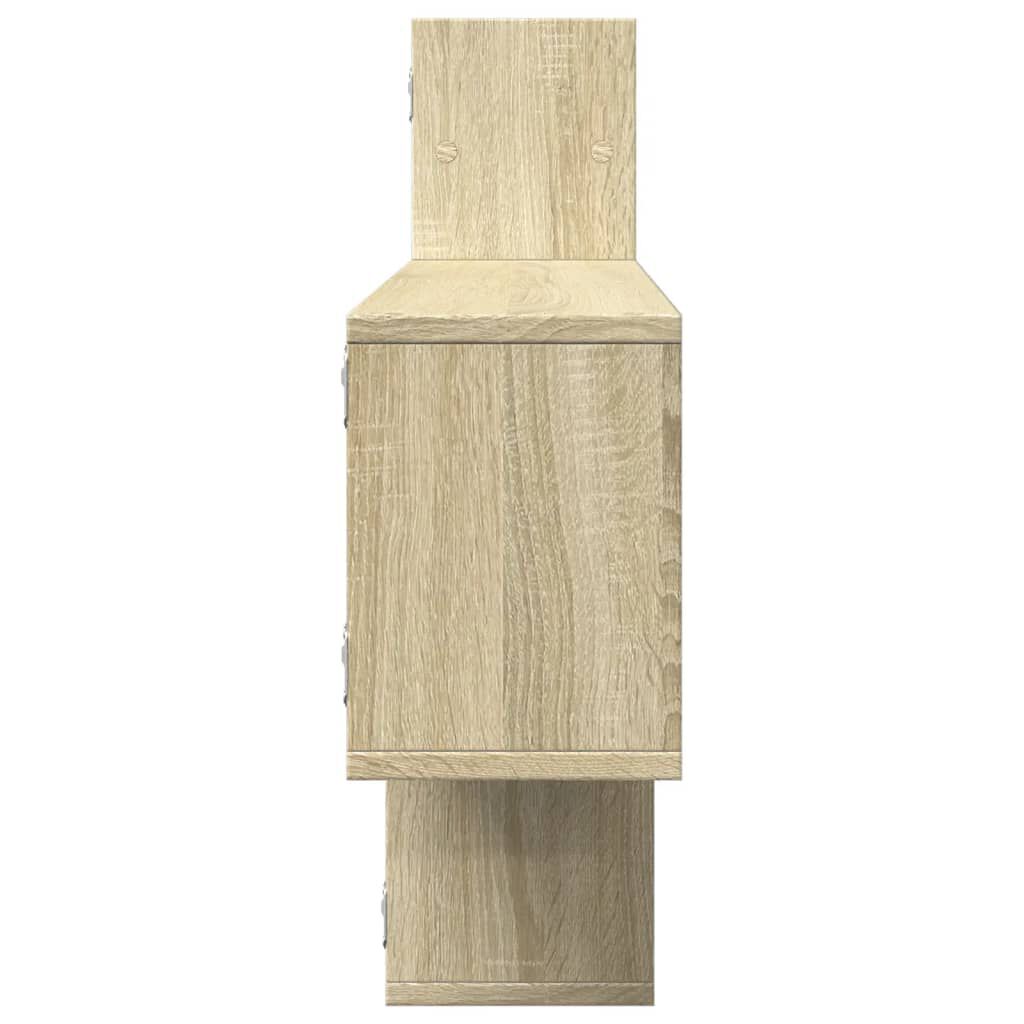 vidaXL Ράφι Τοίχου Sonoma Δρυς 167,5x18x68 εκ. από Επεξ. Ξύλο