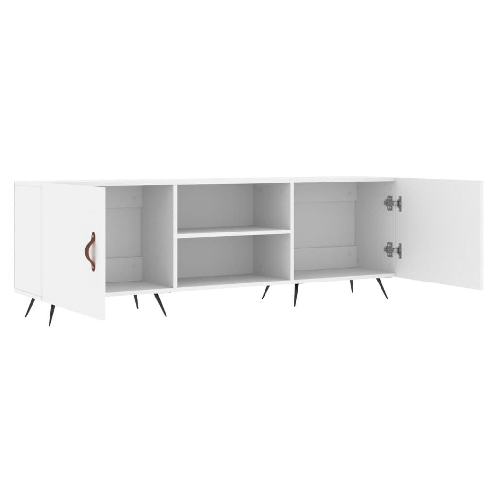vidaXL Έπιπλο Τηλεόρασης Λευκό 150x30x50 εκ. από Επεξεργασμένο Ξύλο
