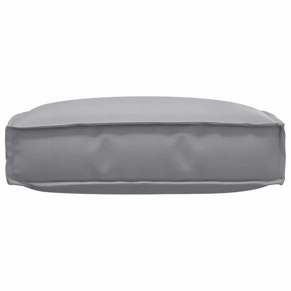 vidaXL Μαξιλάρι παλέτας για κάθισμα Γκρι 60 x 60 x 12 cm Ύφασμα Oxford
