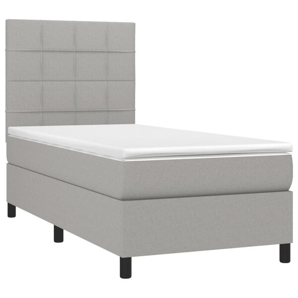 vidaXL &Kappa;&rho;&epsilon;&beta;ά&tau;&iota; Boxspring &mu;&epsilon; &Sigma;&tau;&rho;ώ&mu;&alpha; &Alpha;&nu;&omicron;&iota;&chi;&tau;ό &Gamma;&kappa;&rho;&iota; 90x200 &epsilon;&kappa;. &Upsilon;&phi;&alpha;&sigma;&mu;ά&tau;&iota;&nu;&omicron;