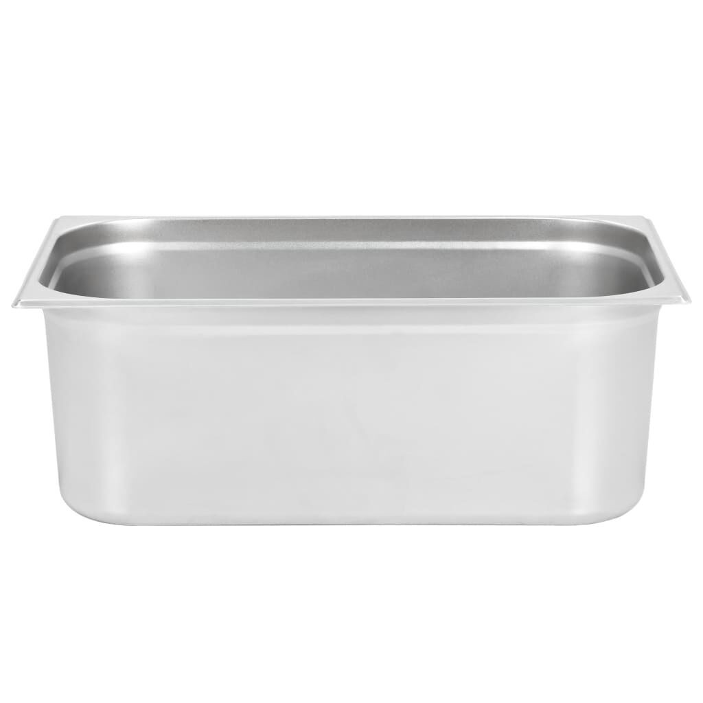 vidaXL Λεκάνες Gastronorm 2 τεμ. GN 1/1 200 χιλ. από Ανοξείδωτο Ατσάλι