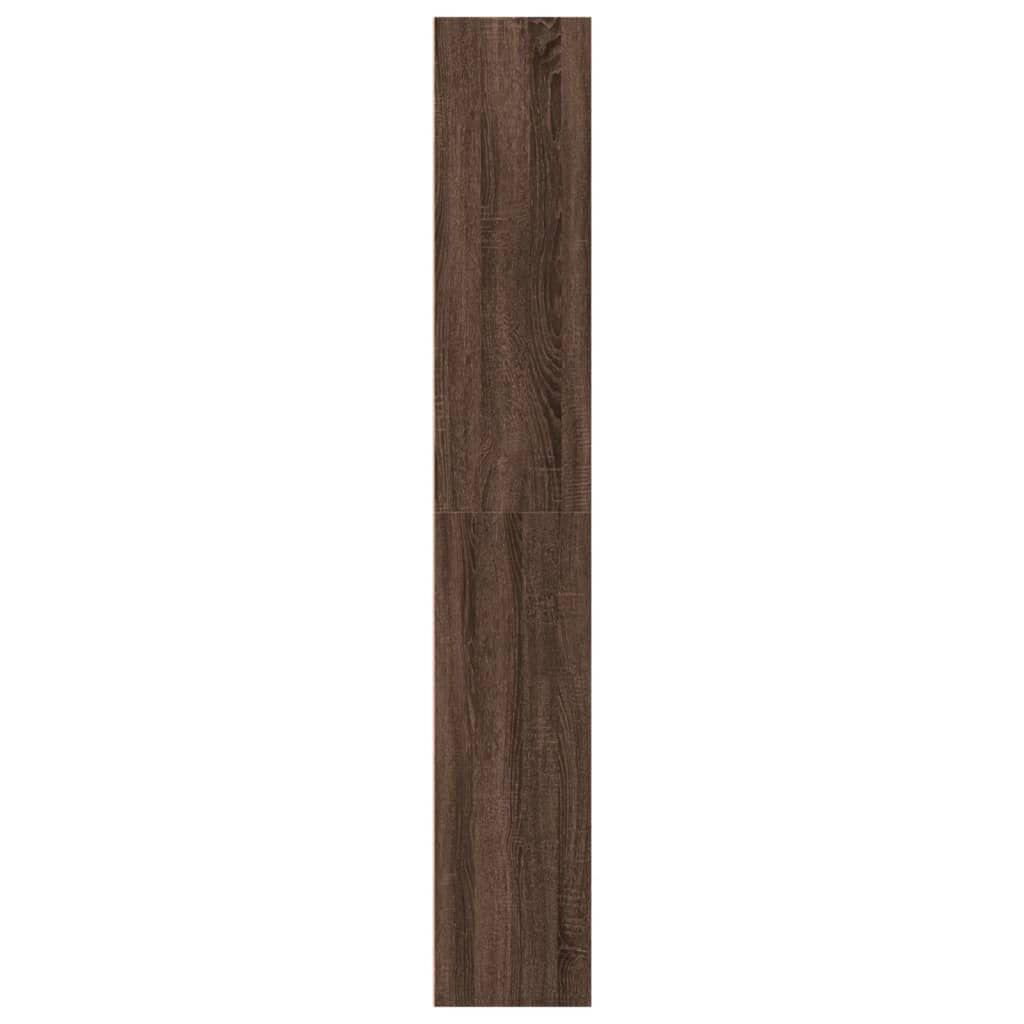 vidaXL Βιβλιοθήκη Καφέ Δρυς 40x30x189 εκ. από Επεξεργασμένο Ξύλο