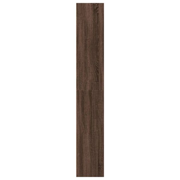 vidaXL Βιβλιοθήκη Καφέ Δρυς 40x30x189 εκ. από Επεξεργασμένο Ξύλο
