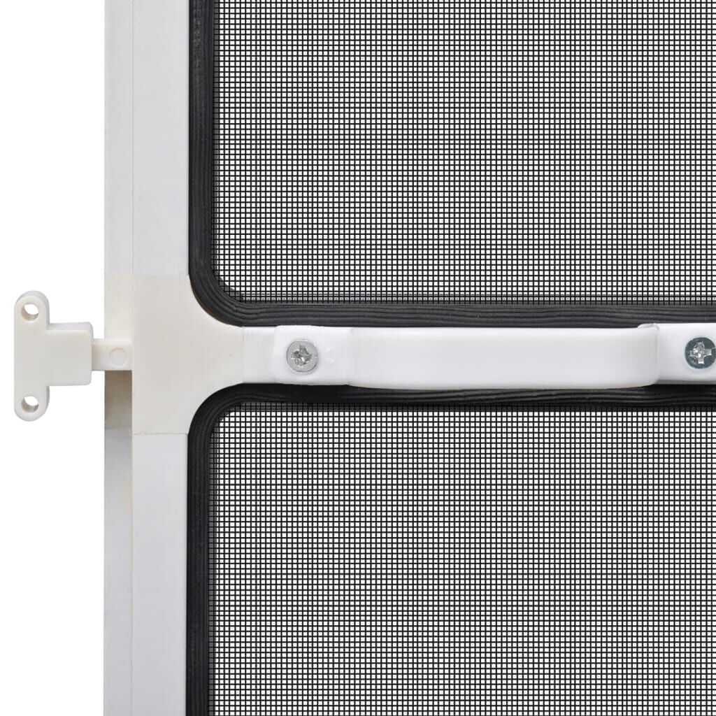 vidaXL Σήτα Πόρτας με Μεντεσέδες Λευκή 120 x 240 εκ.