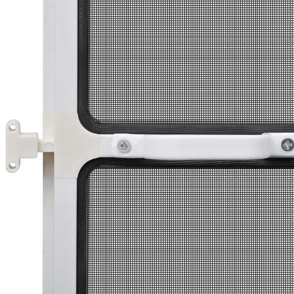 vidaXL Σήτα Πόρτας με Μεντεσέδες Λευκή 120 x 240 εκ.