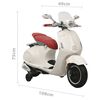 vidaXL Παιχνίδι Ηλεκτρικό Μοτοσικλέτα Vespa GTS300 Λευκό
