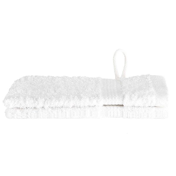 vidaXL Πετσέτες 2 pcs Λευκό 15 x 21 cm Βαμβάκι