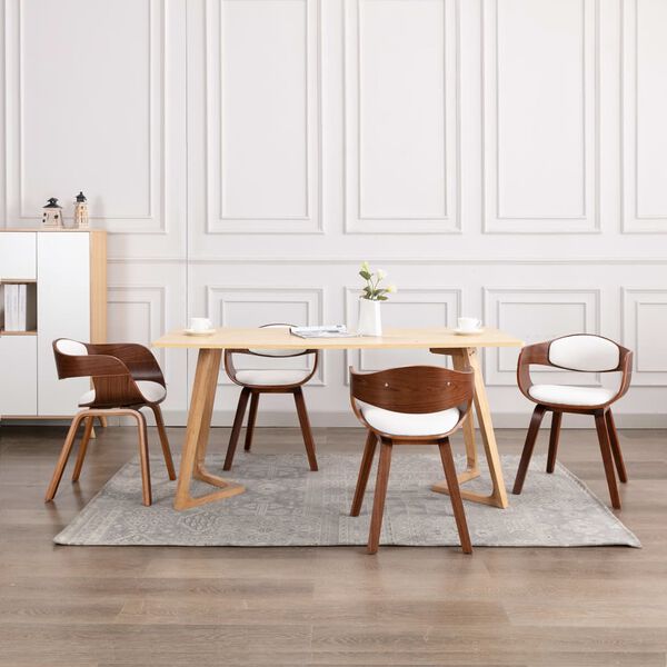 vidaXL &Kappa;&alpha;&rho;έ&kappa;&lambda;&epsilon;&sigmaf; &Tau;&rho;&alpha;&pi;&epsilon;&zeta;&alpha;&rho;ί&alpha;&sigmaf; 4 &tau;&epsilon;&mu;. &alpha;&pi;ό &Lambda;&upsilon;&gamma;&iota;&sigma;&mu;έ&nu;&omicron; &Xi;ύ&lambda;&omicron;/&Sigma;&upsilon;&nu;&theta;&epsilon;&tau;&iota;&kappa;ό &Delta;έ&rho;&mu;&alpha;