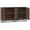vidaXL Sideboard καφέ δρυς 134x35x76 cm Κατασκευασμένο ξύλο