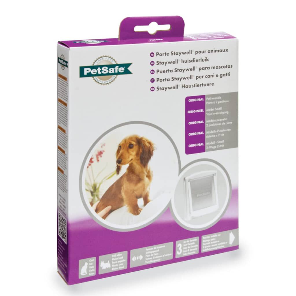 PetSafe Πόρτα Κατοικίδιου 2 Κατευθύνσεων 715 Μικρή Λευκή 17,8x15,2 εκ.
