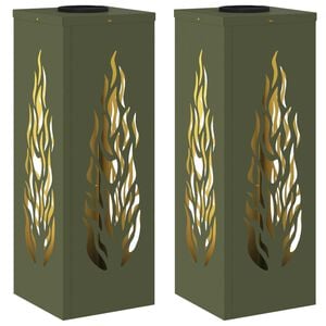 vidaXL &Eta;&lambda;&iota;&alpha;&kappa;ό LED &Phi;&omega;&sigmaf; &Delta;&rho;ό&mu;&omicron;&upsilon; 2 &tau;&mu;&chi;. &Theta;&epsilon;&rho;&mu;ό &lambda;&epsilon;&upsilon;&kappa;ό 18 x 18 x 50 &epsilon;&kappa;.