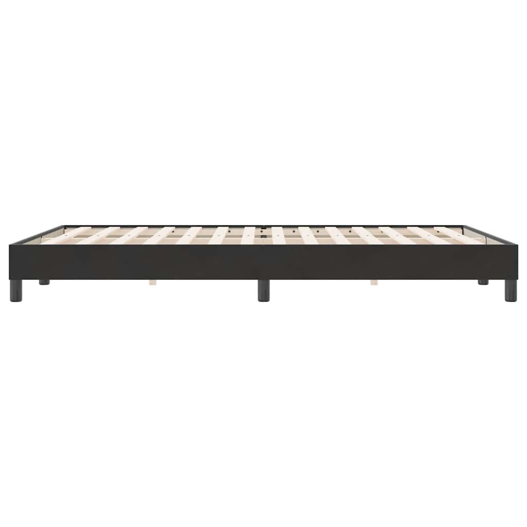 vidaXL Πλαίσιο κρεβατιού χωρίς στρώμα Μαύρο 160x220 cm Ατσάλι