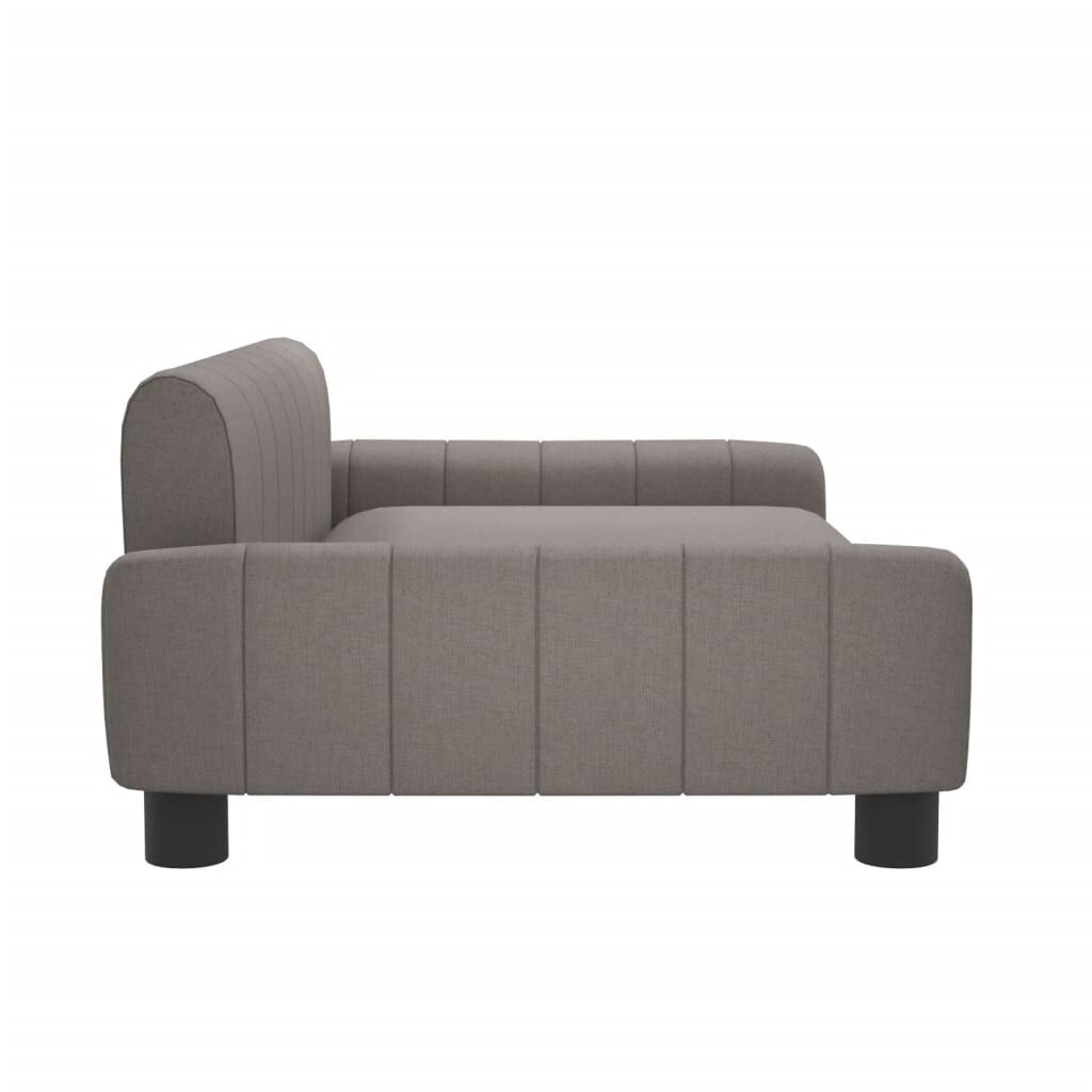 vidaXL Καναπές Παιδικός Taupe 90 x 53 x 30 εκ. από Ύφασμα