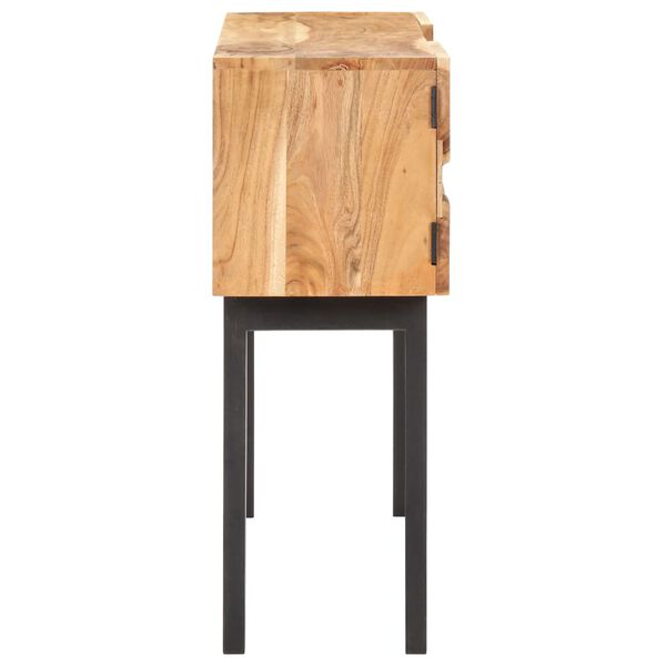 vidaXL Ντουλάπι 120 x 30 x 75 εκ. από Μασίφ Ξύλο Ακακίας
