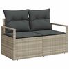 vidaXL Σετ Καναπέ Κήπου 5 pcs Ανοιχτό γκρι 100 x 55 x 73 εκ