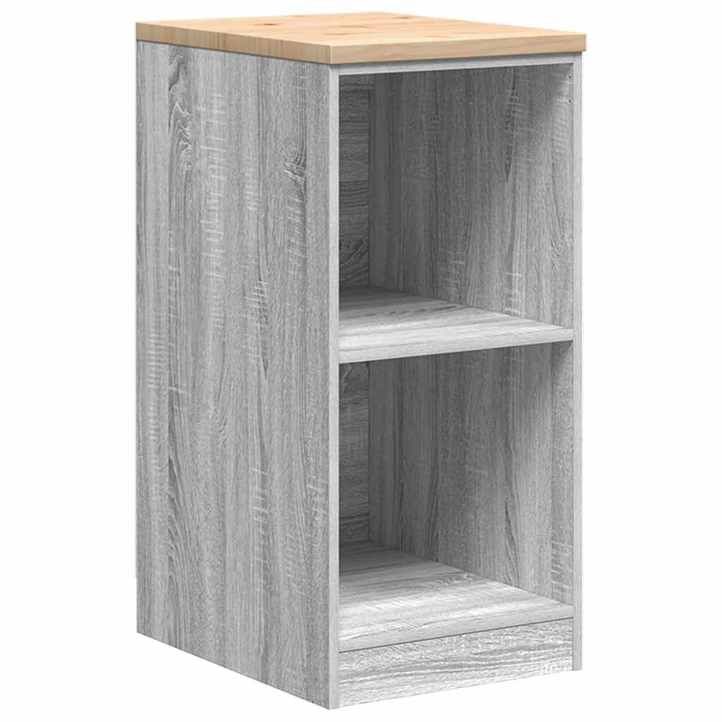 vidaXL ντουλάπι αποθήκευσης γκαράζ 40x51x85 εκ μασίφ ξύλο πεύκο