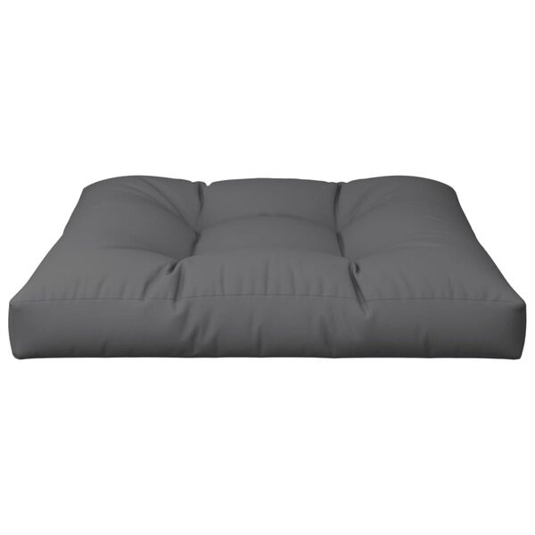 vidaXL Μαξιλάρι Παλέτας Ανθρακί 80 x 80 x 12 εκ. Υφασμάτινο
