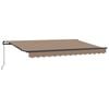 vidaXL &Alpha;&nu;&alpha;&delta;&iota;&pi;&lambda;&omicron;ύ&mu;&epsilon;&nu;&eta; &tau;έ&nu;&tau;&alpha; Taupe 2,5 x 2 m ύ&phi;&alpha;&sigma;&mu;&alpha;