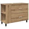 vidaXL Έ&pi;&iota;&pi;&lambda;&omicron; &mu;&pi;ά&nu;&iota;&omicron;&upsilon; Artisan &Delta;&rho;&upsilon;&sigmaf; 80 x 35 x 60 cm &Epsilon;&pi;&epsilon;&xi;&epsilon;&rho;&gamma;&alpha;&sigma;&mu;έ&nu;&omicron; &Xi;ύ&lambda;&omicron;