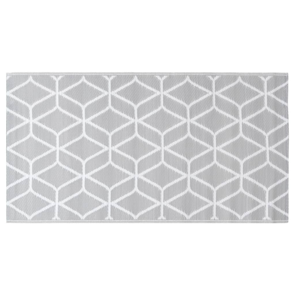 vidaXL Χαλί εξωτερικού χώρου ARAKIL Γκρι 160x230 cm PP