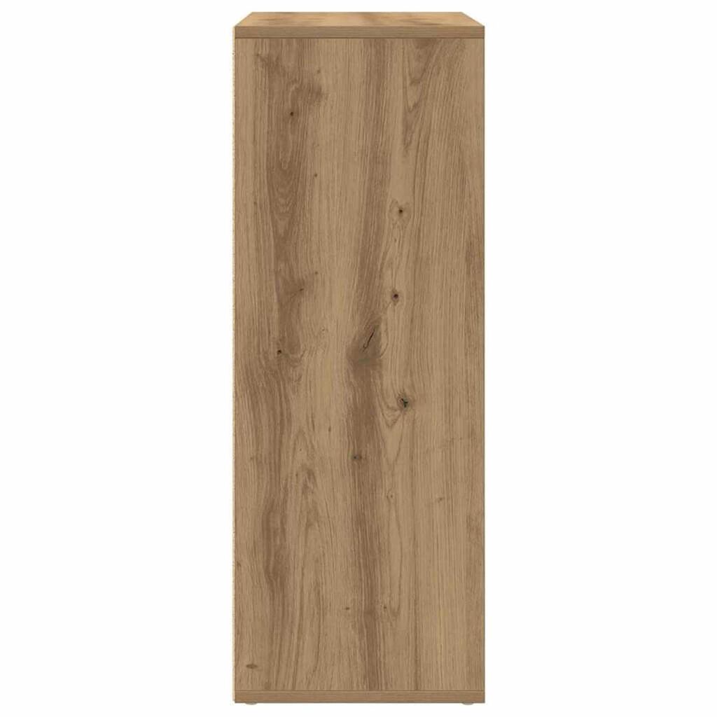 vidaXL Πλαϊνό γραφείο artisan δρυς 60 x 31 x 84 εκ. Επεξεργασμένο ξύλο