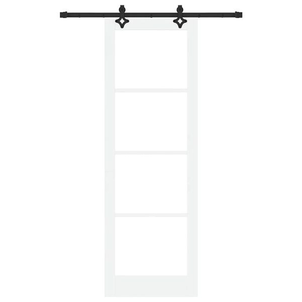 vidaXL &Sigma;&upsilon;&rho;ό&mu;&epsilon;&nu;&eta; &Pi;ό&rho;&tau;&alpha; &Lambda;&epsilon;&upsilon;&kappa;ό 78 x 232 cm &Mu;&alpha;&sigma;ί&phi; &xi;ύ&lambda;&omicron; &pi;&epsilon;ύ&kappa;&omicron;&upsilon; &kappa;&alpha;&iota; &gamma;&upsilon;&alpha;&lambda;ί