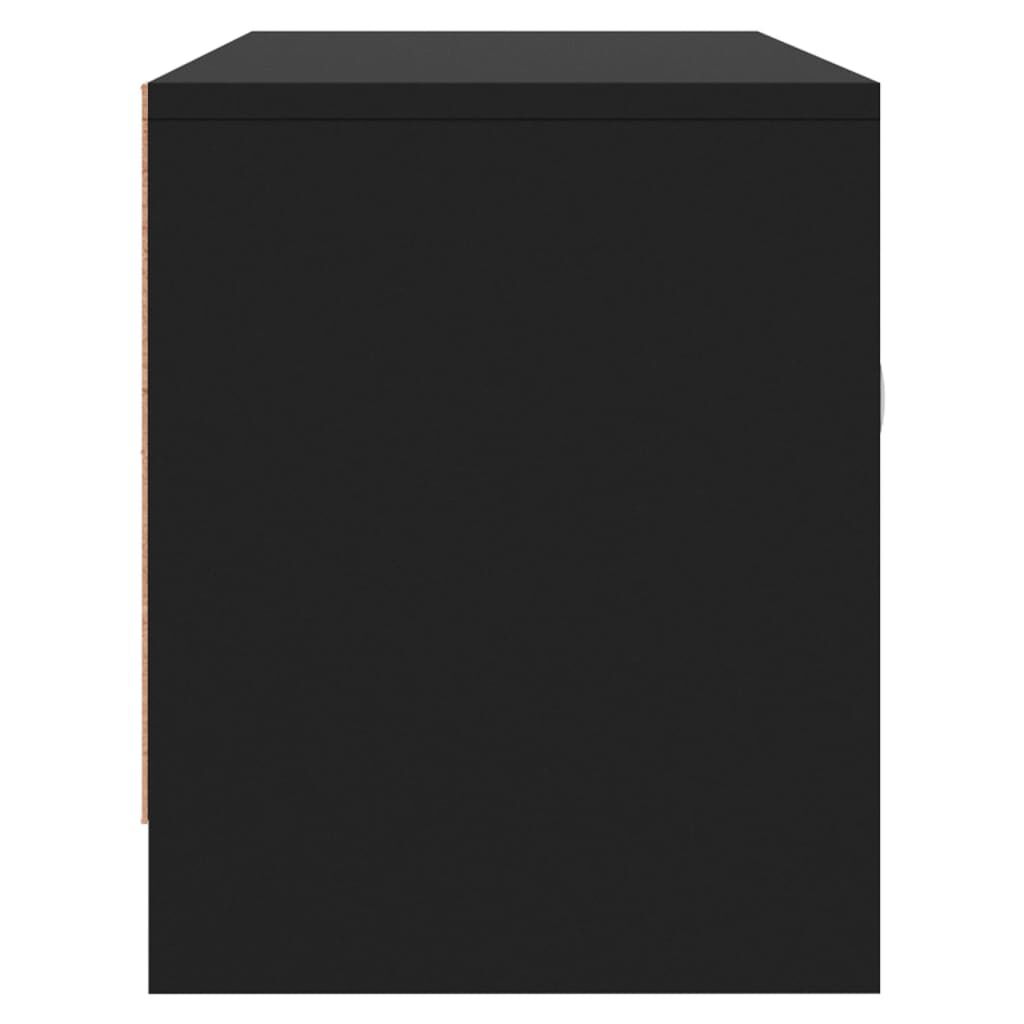 vidaXL Έπιπλο Τηλεόρασης Μαύρο 102x30x37,5 εκ. Επεξεργασμένο Ξύλο