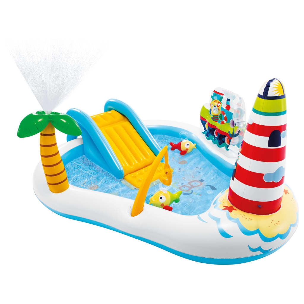 Intex Πισίνα Φουσκωτή Fishing Fun Play Center 218 x 188 x 99 εκ.