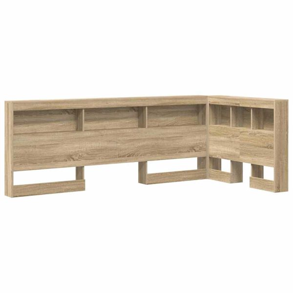 vidaXL Κεφαλάρι Αποθήκης με ράφι Sonoma Δρυς 75 cm Επεξεργασμένο ξύλο