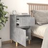 vidaXL Κομοδίνο Γκρι Σκυροδέματος 40x35x70 εκ.